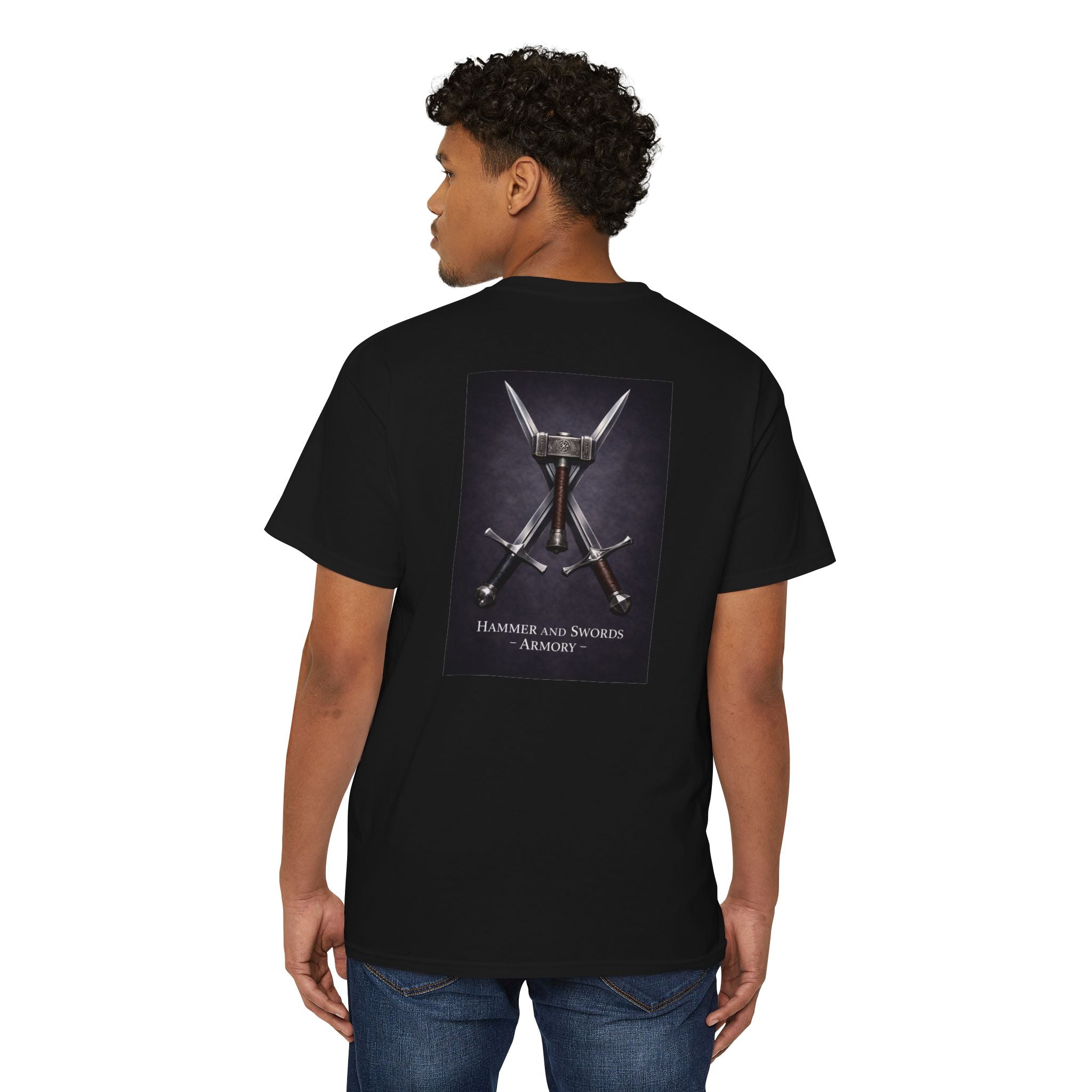 Copy of Hammer Pocket Tee — 'Drop the Hammer and Get It Done' Graphic Pocket T-Shirt