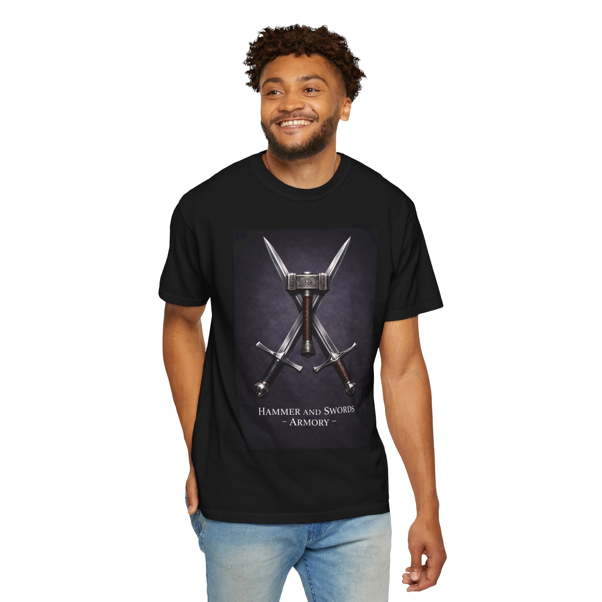 Hammer & Swords Armory T-Shirt — Graphic Tee